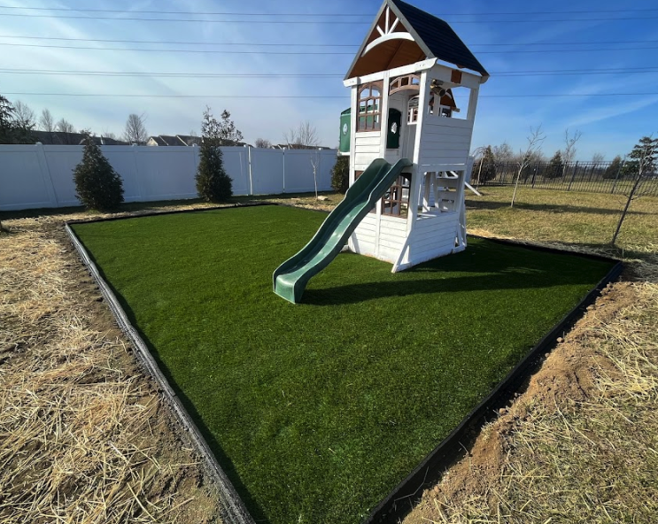 Sod installed by Precise Outdoors and Design.